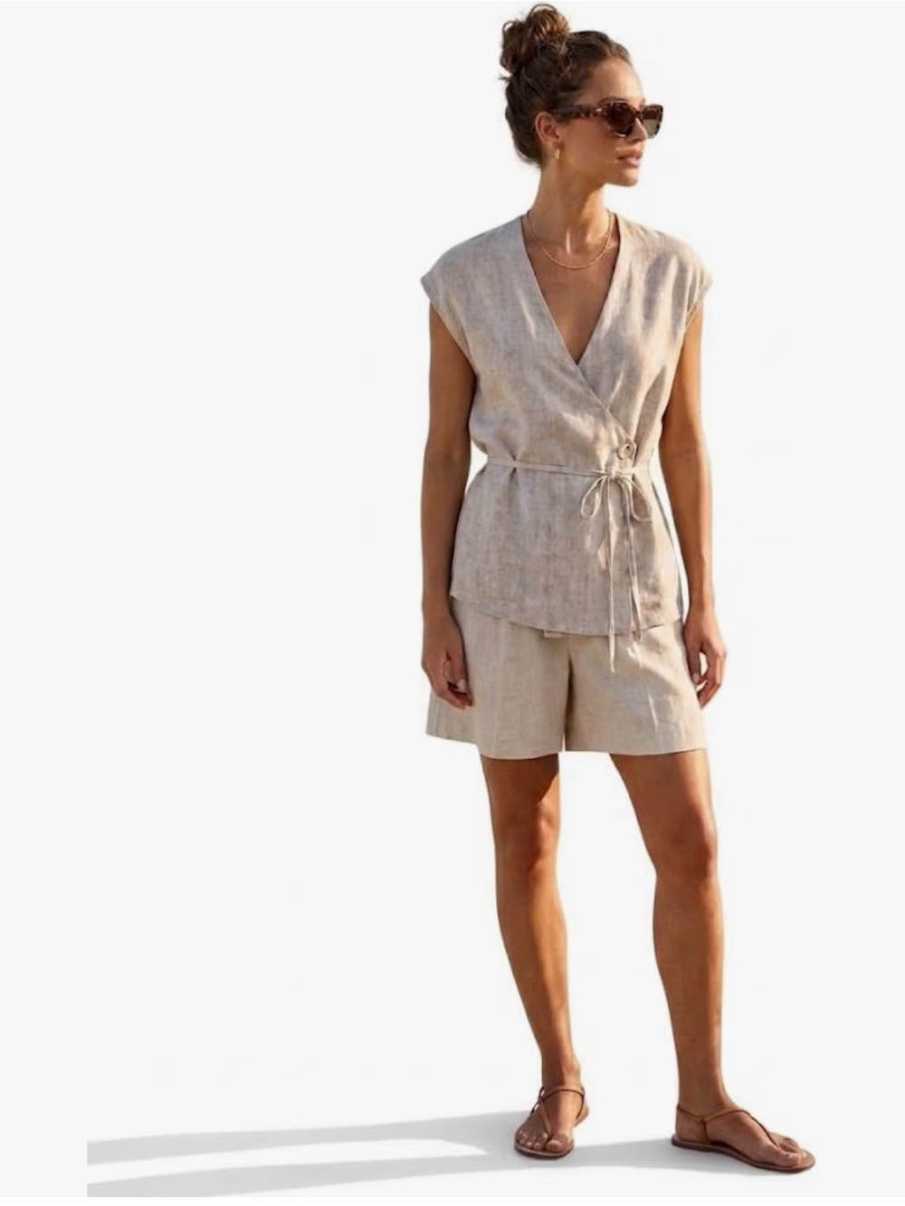 Sandstone Vest - Made in Italy